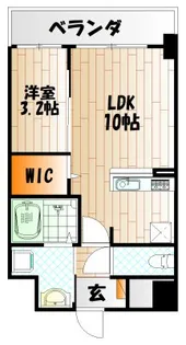 エンラージ・タワー【5階】の間取り