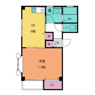 マルテ中青木【3階】の間取り