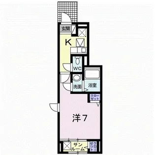 フォレスト ヒルズ M【1階】の間取り