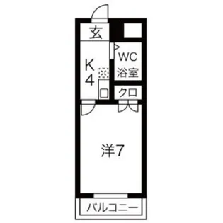 レジェンド草津南【4階】の間取り