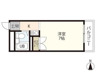 キングスフォーラム【4階】の間取り