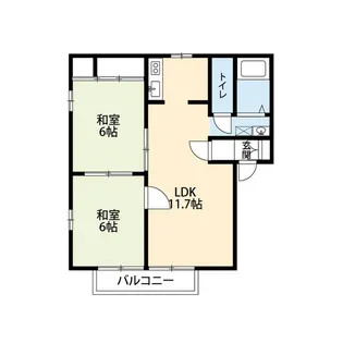 アイビーセフィラ三田壱番館【2階】の間取り