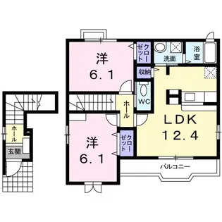 プリメロI【2階】の間取り