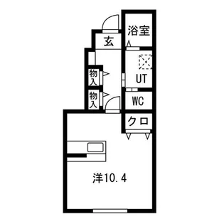 East Village III棟【1階】の間取り