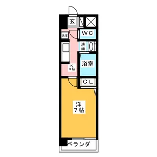御舘鯛取【3階】の間取り