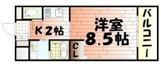 セトル・イン鳳【3階】の間取り