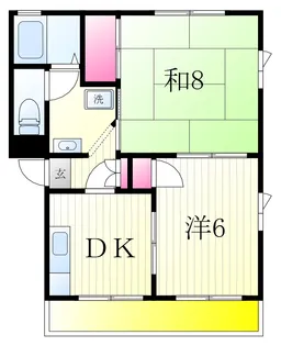 フレグランス千代田【2階】の間取り