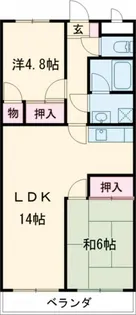 ア・ラ・モード21【1階】の間取り