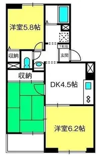 クリスタル岩槻【1階】の間取り