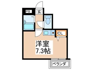 ホ-プ・アベニュ-山之内【2階】の間取り