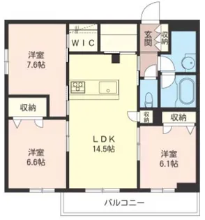 エルミタージュ【4階】の間取り