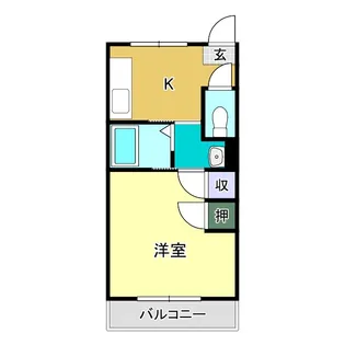 高知県高知市大津乙【マンション】の間取り