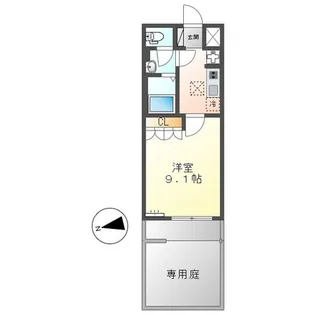 エスタジール【1階】の間取り