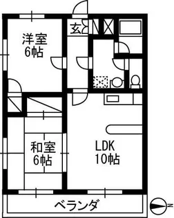 ホワイトヴィラ【3階】の間取り
