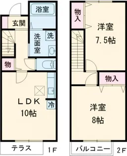 東京都葛飾区東金町5【一戸建】の間取り