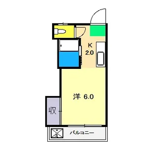 春野ハイツ【2階】の間取り