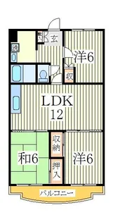 プレジオII【1階】の間取り