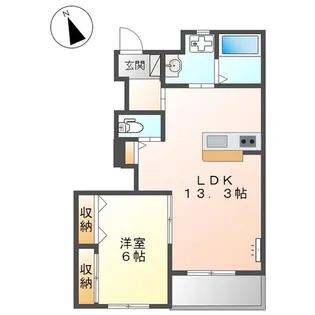 シャルム【1階】の間取り