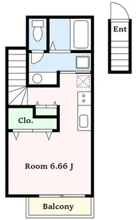 ハイツマロニエ【2階】の間取り