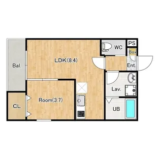 埼玉県春日部市花積【アパート】の間取り