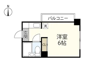 ベルパトリエ己斐中【3階】の間取り