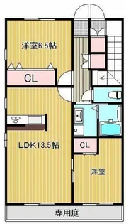 シャーメゾン土器西【1階】の間取り