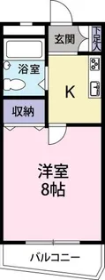1Kの間取り画像