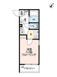 グランクオール潮見【1階】の間取り