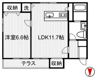 イグレコ48【1階】の間取り