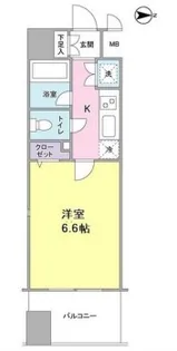 プロスペクト・グラーサ広尾【7階】の間取り