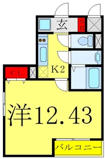 メルディア川口西青木【2階】の間取り