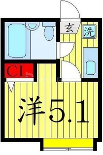 アーバンハイツD【2階】の間取り