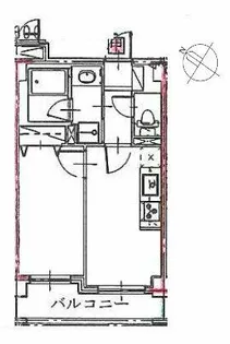 ルクレ初台【3階】の間取り