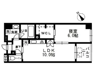 東京都中央区日本橋浜町1【マンション】の間取り