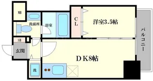 イグレック南本町【7階】の間取り