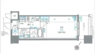 東京都目黒区大橋1【マンション】の間取り