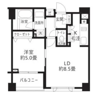 クリオ渋谷ラ・モード【3階】の間取り