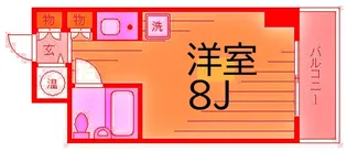 日興パレス横浜【7階】の間取り