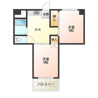 オークフィールド勝浦【3階】の間取り