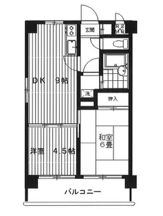 グランティグル勝どき【2階】の間取り