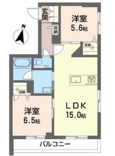 プルニエ フェリーチェ【3階】の間取り