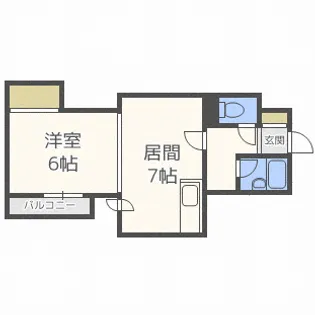 シティクレストVI【3階】の間取り