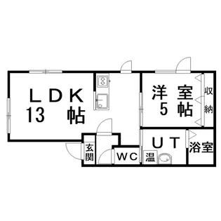 グランベール【2階】の間取り
