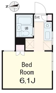 with plunts 北町【2階】の間取り