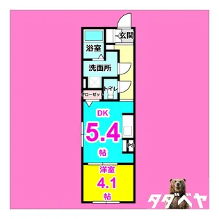 クレストタップ大曽根【2階】の間取り