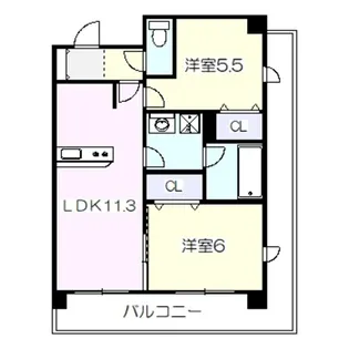 プレステージ10番館【7階】の間取り