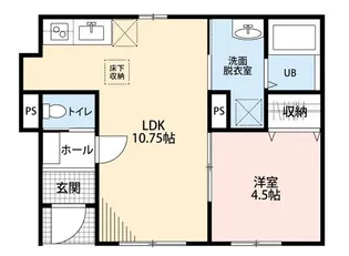 埼玉県越谷市宮本町4【アパート】の間取り