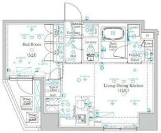 DIPS東十条駅前PREMIUM【11階】の間取り
