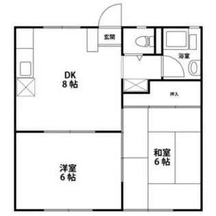 エメラルド紺屋AB【1階】の間取り