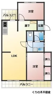 MATSUMOMENT桜井【2階】の間取り